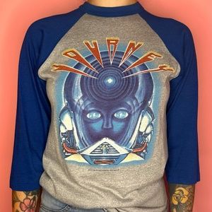 Journey Vintage Band Baseball Tee - Frontiers